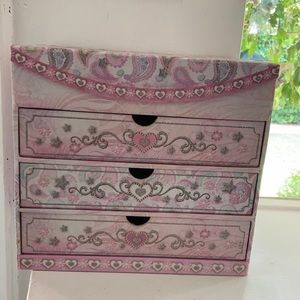 pink princess jewelry box